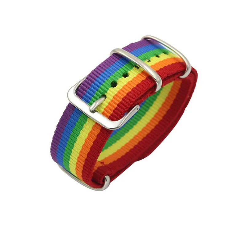 1pc Minimalist Braided Rainbow Bracelets LGBT Pride Armband Bracelet Unisex  Fash