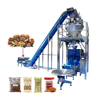 Fully Automatic Nitrogen Flushing Crispy Fruit Packing Machine Sachet Healthy Food Snacks Packaging Machinery