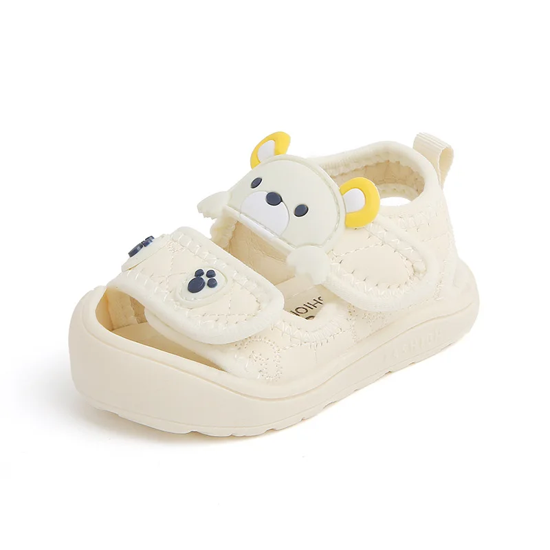 Cute Baby Boy Shoes Trendy PU Toddler Sandals for Summer