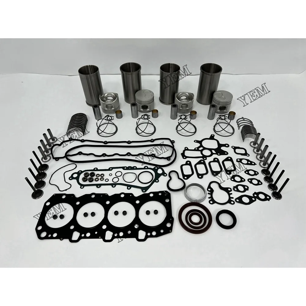 1KZ Engine Rebuilding Kit With Full Gasket Set Piston Rings Liner Bearing Valves for Toyota