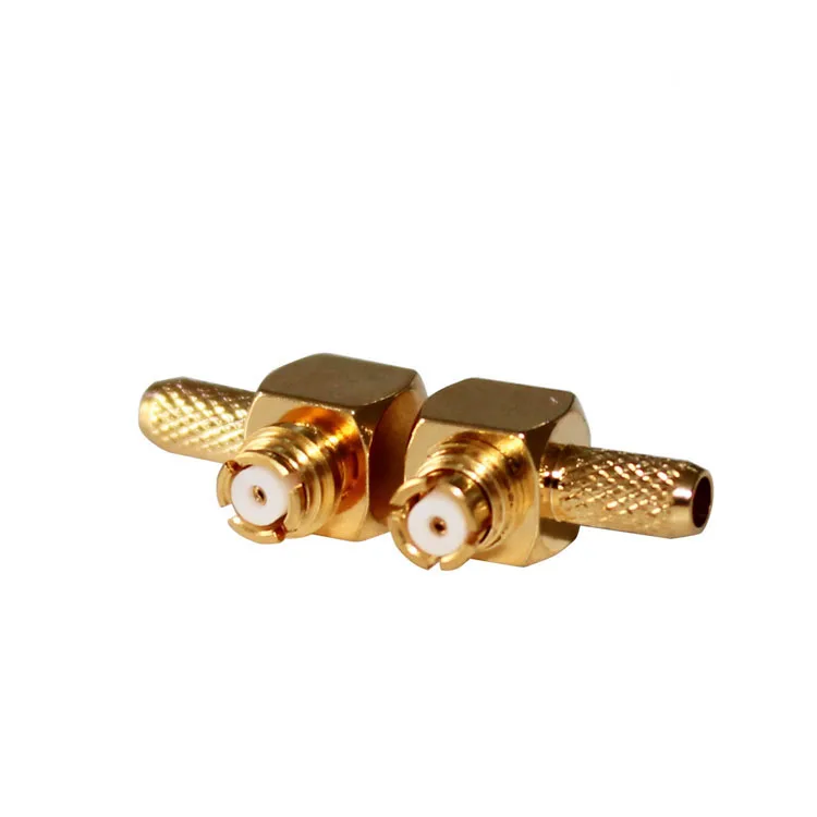 product manufacturer fast supply smp kw15 connector smp bent female connector for rg174-1
