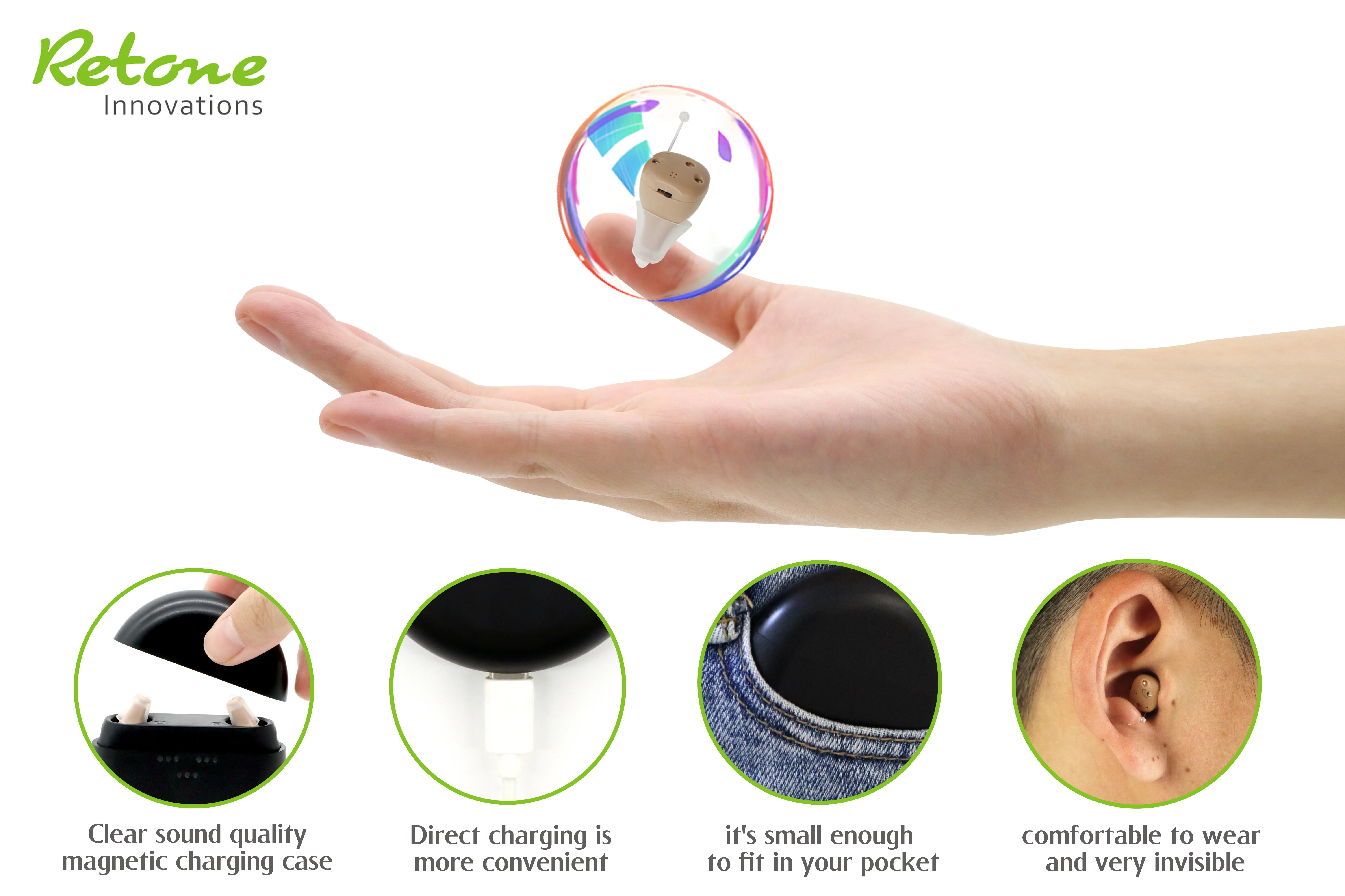 China Buy Hearing Aid Price In Ear Invisible Mini Rechargeable Digital