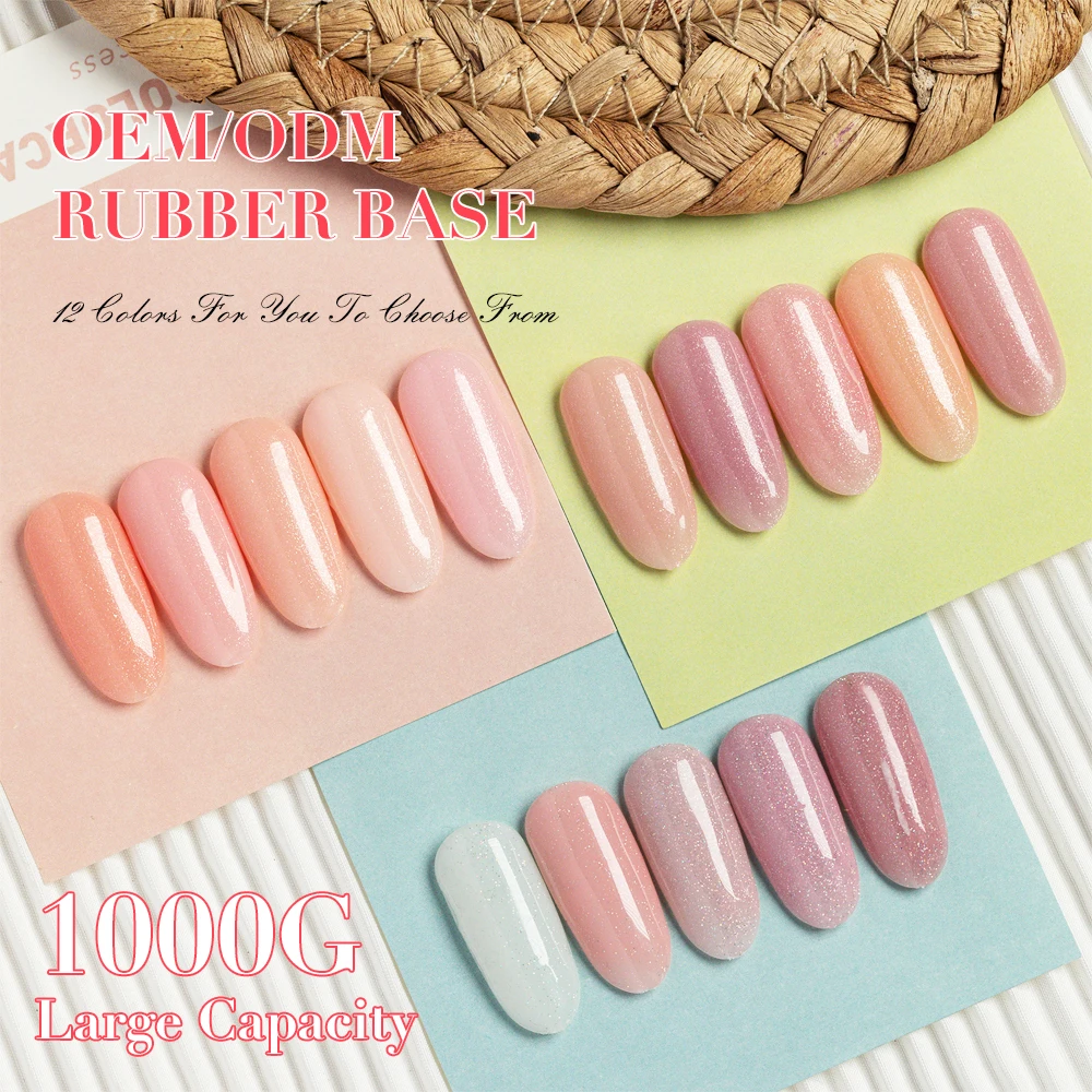 Caixuan Colorful Rubber Base Bulk Capacity  UV Gel Polish