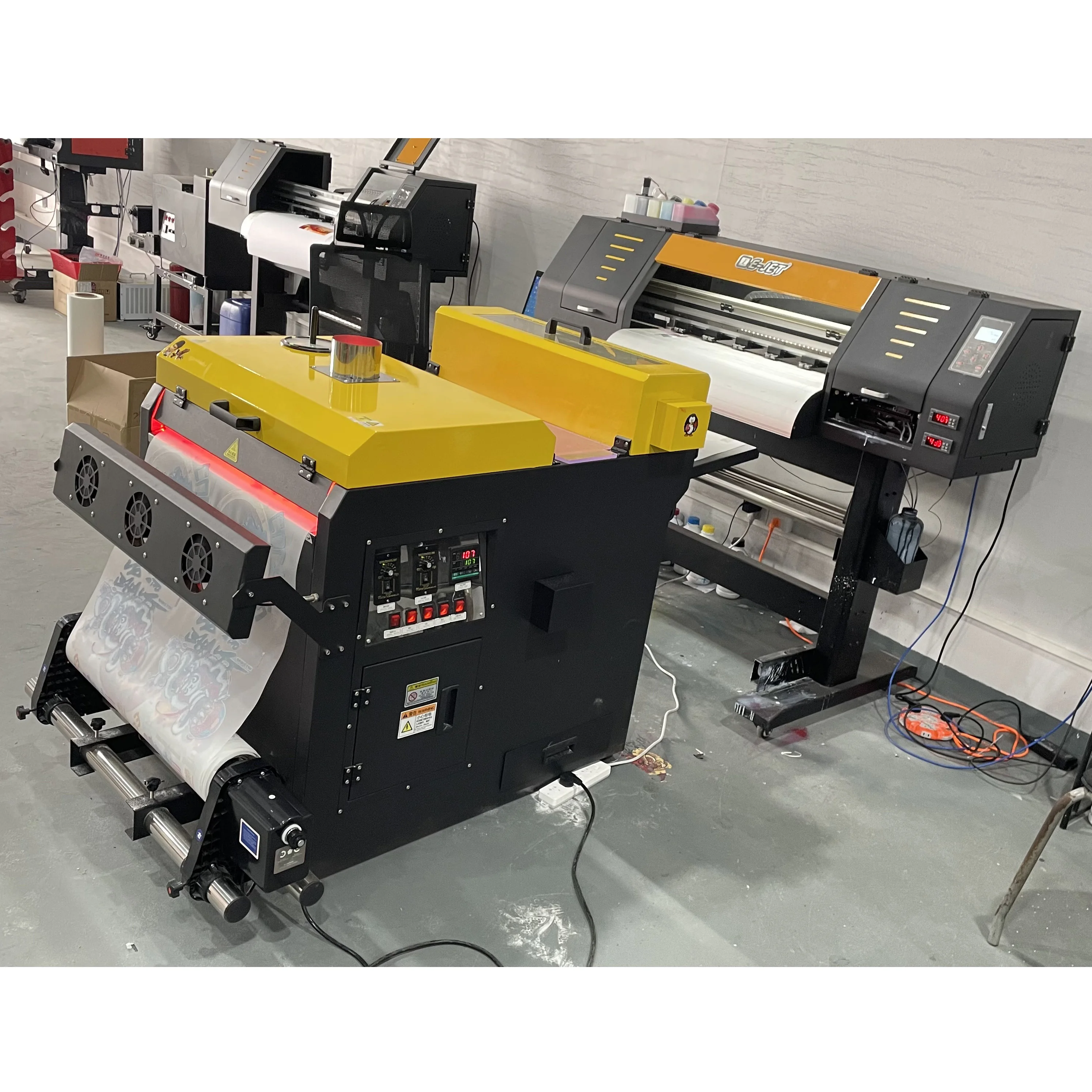 Dtf Printing Machine Large Format Dtf 60cm Printer With Saker 2 Head Dtf Printer Wit h Xp600 or I3200 Head