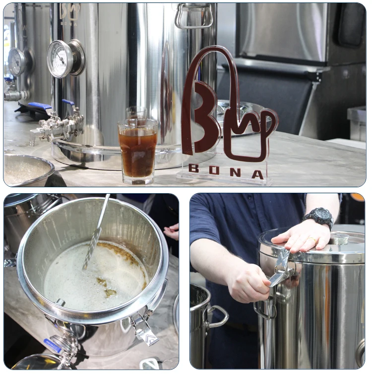 Home Brewing Pot With Thermometer Brewing Equipment Mash Tun Insulation