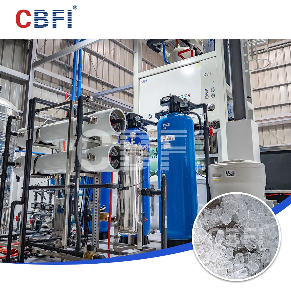 Commercial High Productivity Tube Ice Maker with PLC Control for PLC Motor & Gear for Philippines Italian Myanmar Dubai