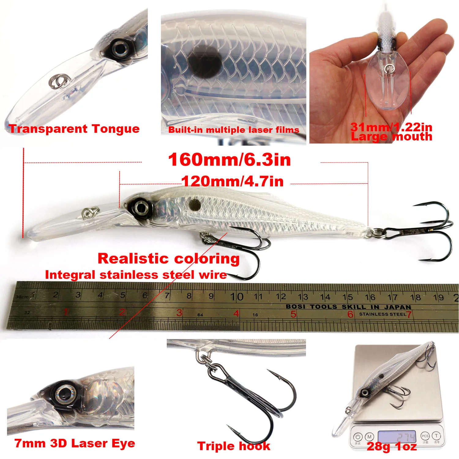 diving fishing lures Craz Crankbait Deep The ultra Aorace 10pcs 6cm/14g Fishing Lures
