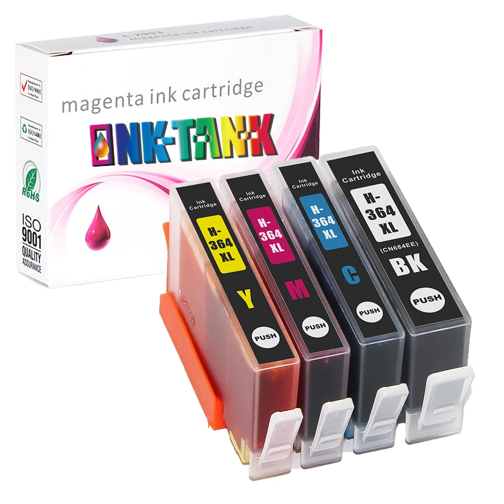 Cartouches D'encre Compatibles HP 364XL - Lot Pour Imprimante HP Photosmart 6510 Et Autres - K2Print - Neuf