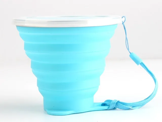 Silicone Collapsible Water Cup Portable Travel Coffee Drinking Mug - View #10
