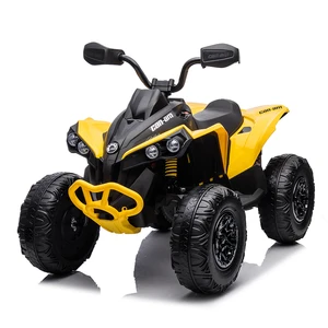 Unisex 12V Licensed Can Am Renegade Quad ATV Electric Kids Ride-on Car with Remote Certified for Ages 2-4 Made Durable Plastic
