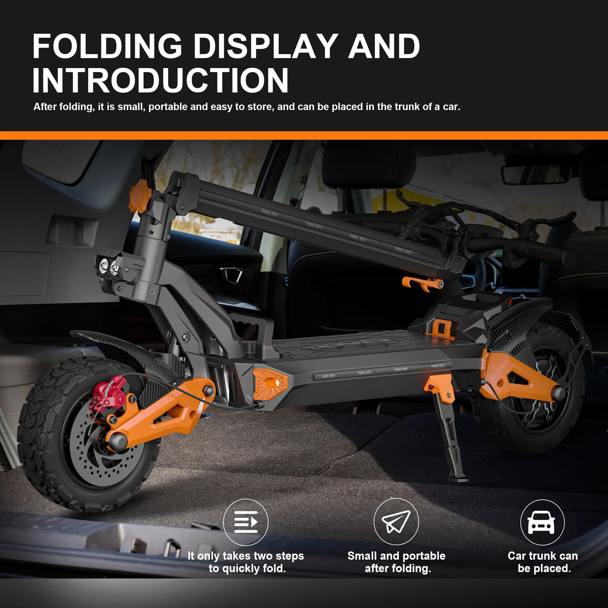 Top Ranked 1500*2W Powerful Fast E-Scooters 11Inch Fat Tire Self-balancing Electric Scooters
