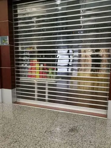 Commercial Clear Polycarbonate Slat Roller Shutter Door