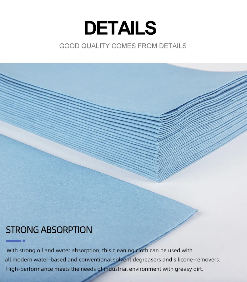 Bcs Industrial Disposable Cleanroom Use Lint Free Cleaning Wipes Cloth