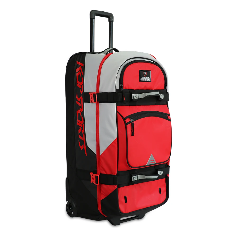 Kopbags Custom Luggage Trolley Waterproof Racing Gear Bags Racewear Helmet Suitcases