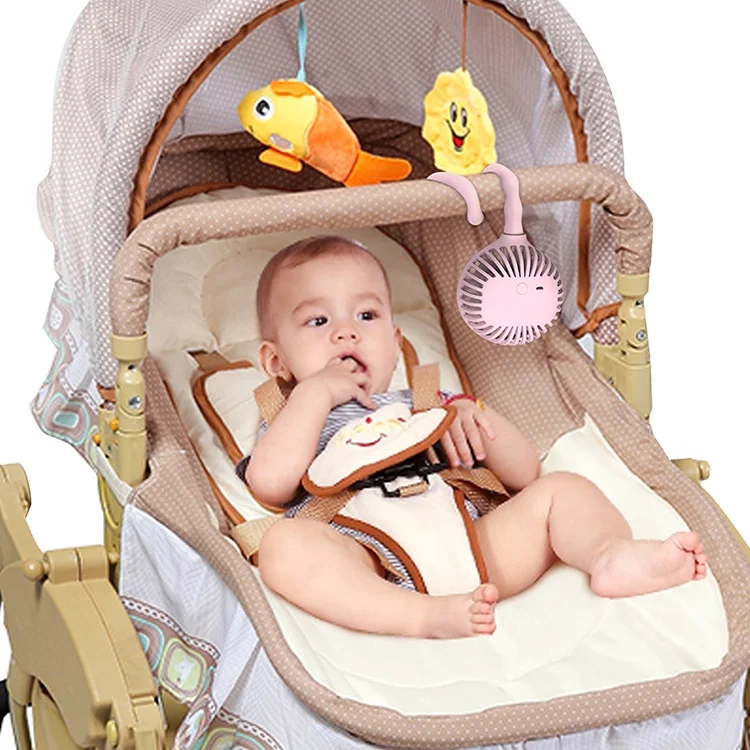 black leather stroller