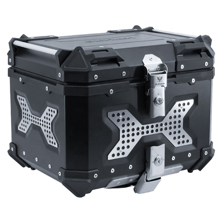 DUHAN большое хранение компьютерной приставки к телевизору для мотоцикла алюминиевые 55L водонепроницаемый