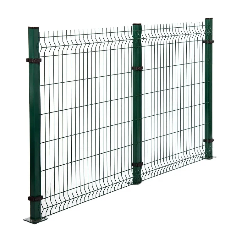 Customized 3D Metal Wire Fence Panel Home Garden V Folds Welded Wire Mesh Fence