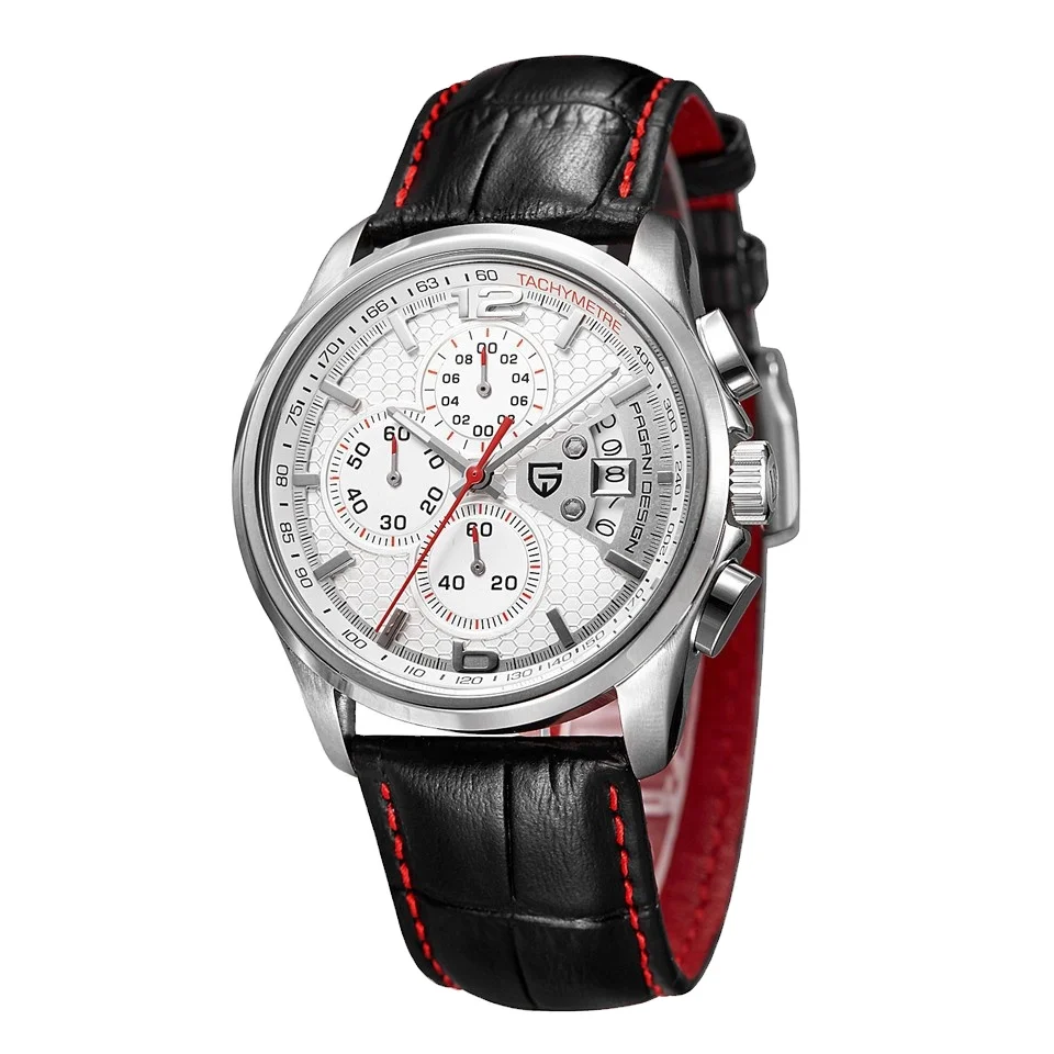 PAGANI DESIGN 3306 Brand Multi Function Quartz Men Chronograph Sport Watch Dive 30m Casual Fashion Custom Logo Watches