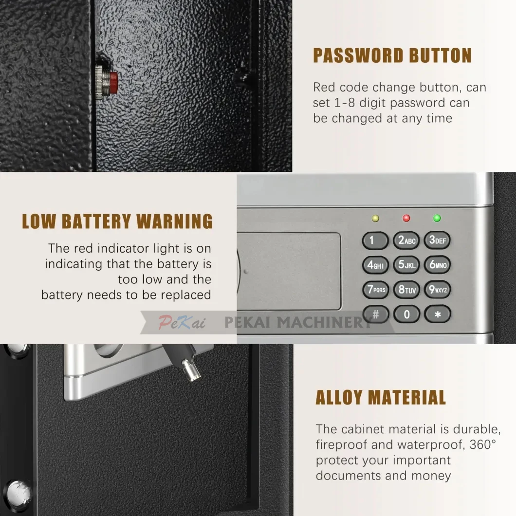 1,53/1,50 электронный цифровой замок, холоднокатаный стальной противокражный Сейф