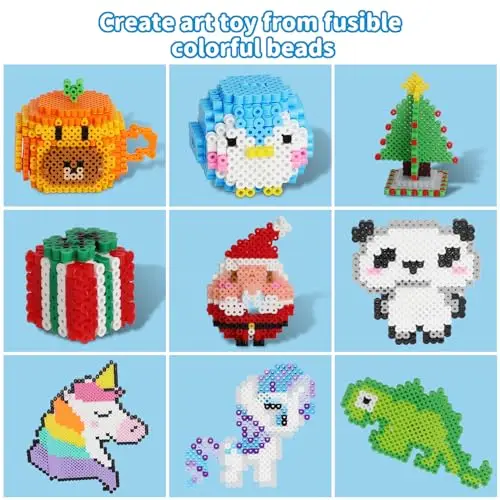 Factory New Design 12000 PCS Birthday Cake Toy Educational DIY Fuse 5mm Hama Beads Colorful Melty Beads for Kids