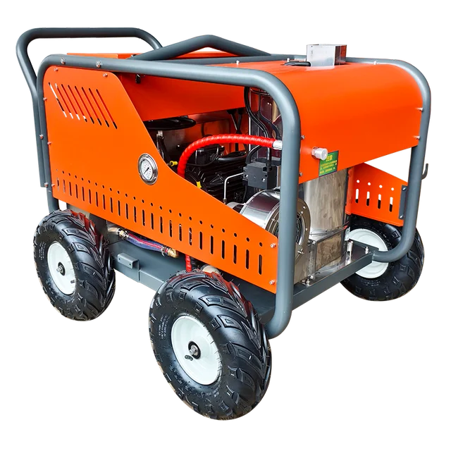 250bar 15lpm Mobile Electric Hot Water Washer, Efficient in Heavy Oil Cleaning