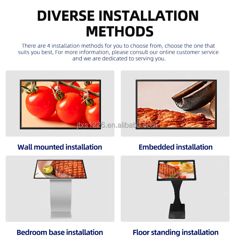 65-Inch 4K Display Android Touch Screen Monitoring LCD Interactive ...