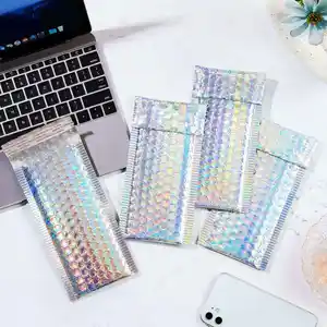 Wholesale Customized Logo Recyclable Portable Mailer Oem Bags Cheap Poly Bubble Material Express Shipping Bag