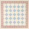 Tapis de cour bleu azur