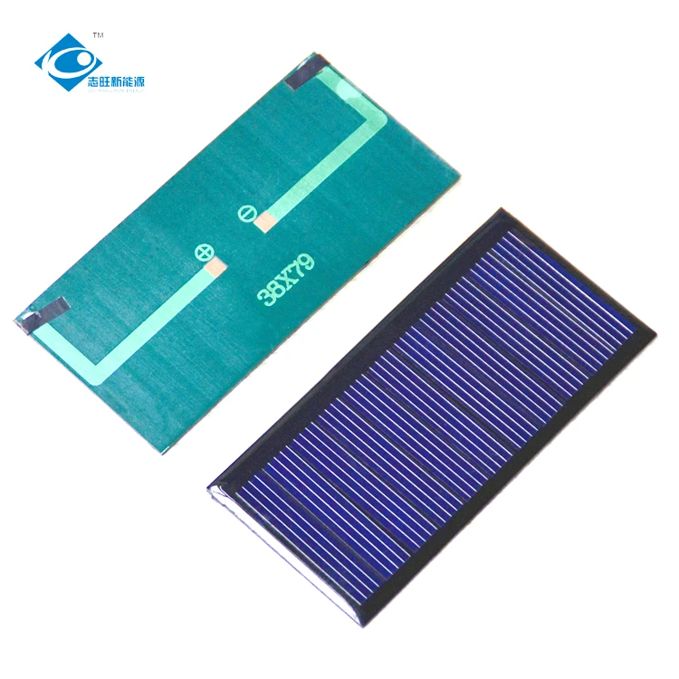 5.5V New Style Portable Epoxy Resin Solar Panel ZW-7938 Custom Shaped Solar Panels 0.34W