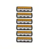 Yellow three-layer blades, 6 pieces per pack
