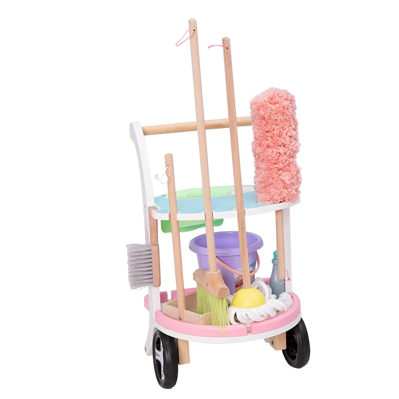2021 Деревянный Детский Набор для подметания и чистки, игровой набор, игрушка для дошкольников, ролевые игры, обучающая игрушка
