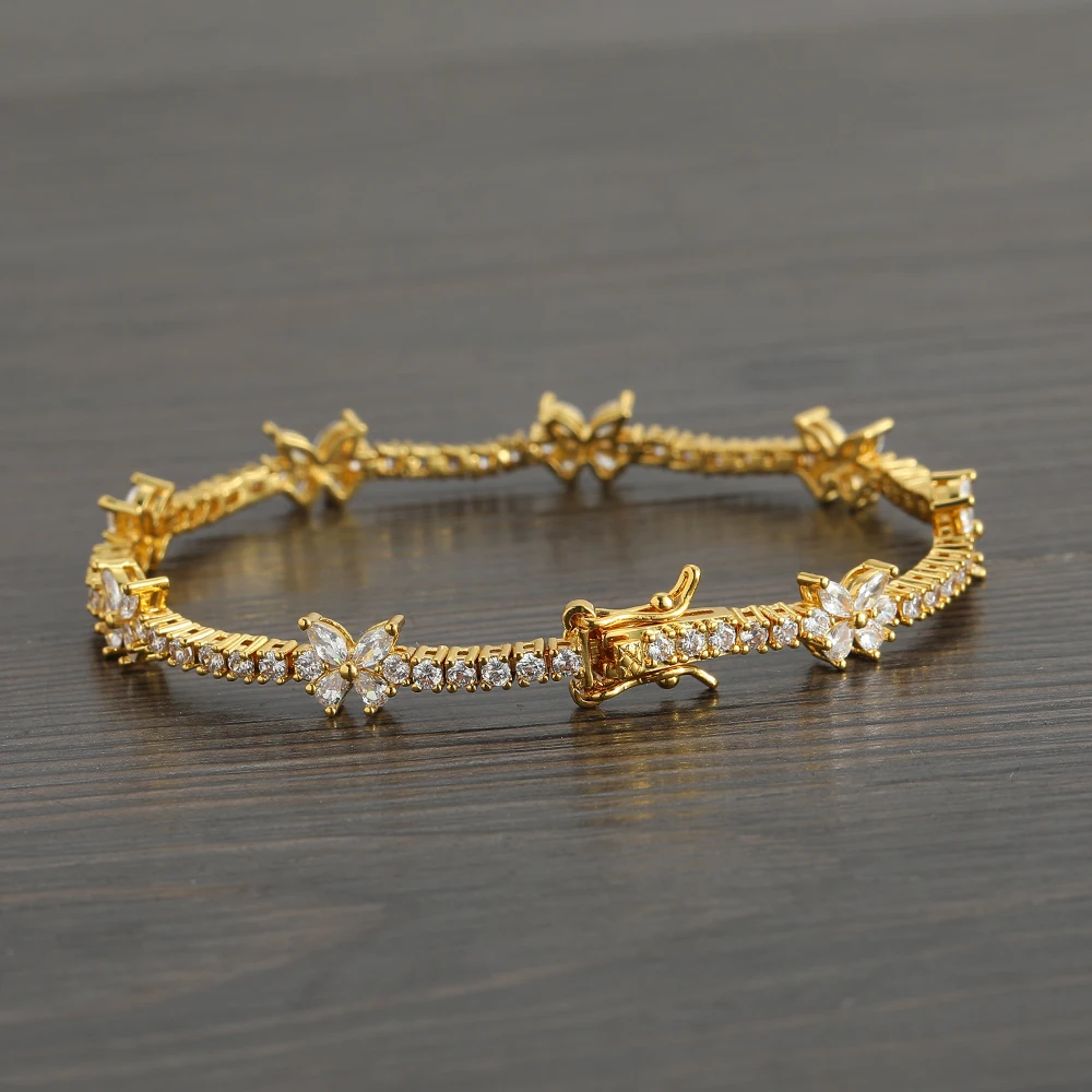 BB159  Fashion Women Butterfly Tennis Bracelets Accessory for Party aperçu 5