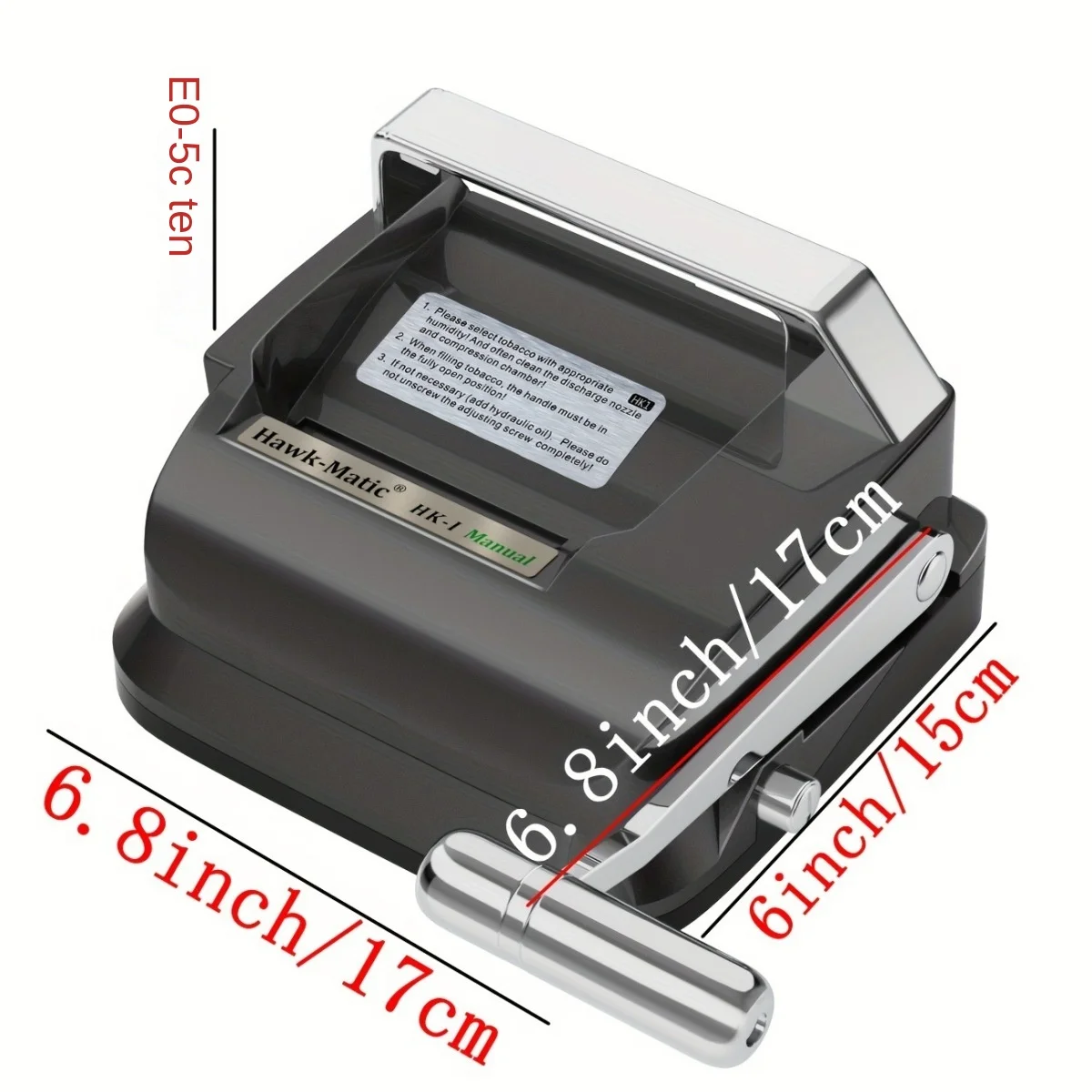 HAWK-MATIC Automatic Full Push Manual Portable Small Slim Cigarette Tobacco Making Rolling Machine 220V 1 Year Warranty