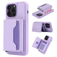 High Quality Leather Flip Wallet Mobile Magnet Pu Phone Case For Wallet Card Mobile Phone Cases Card Holder