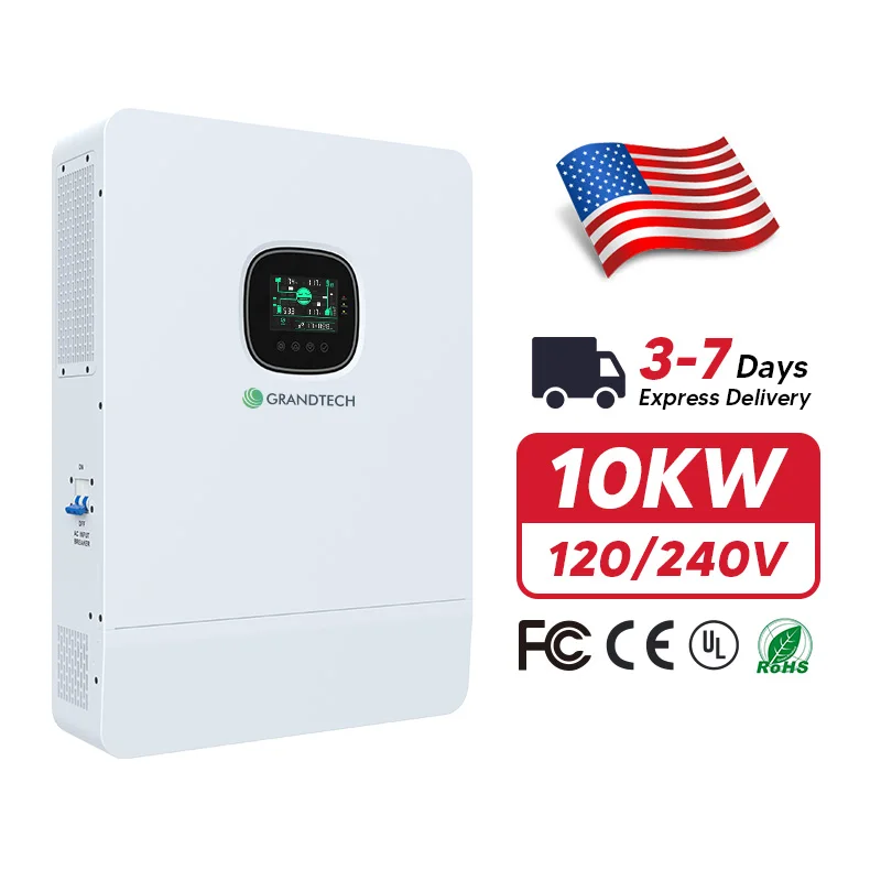 Srne Split Phase  120V 240V Solar Inverter 5kw 6KW 8KW 10 KW Hybrid Solar Inverter on off Grid Inverter With Charge Controller