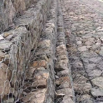 Galvanized Metal Hexagonal Gabion Mesh Corrosive Water Environment Stone Netting Square Hole Welding for Construction Wire Mesh