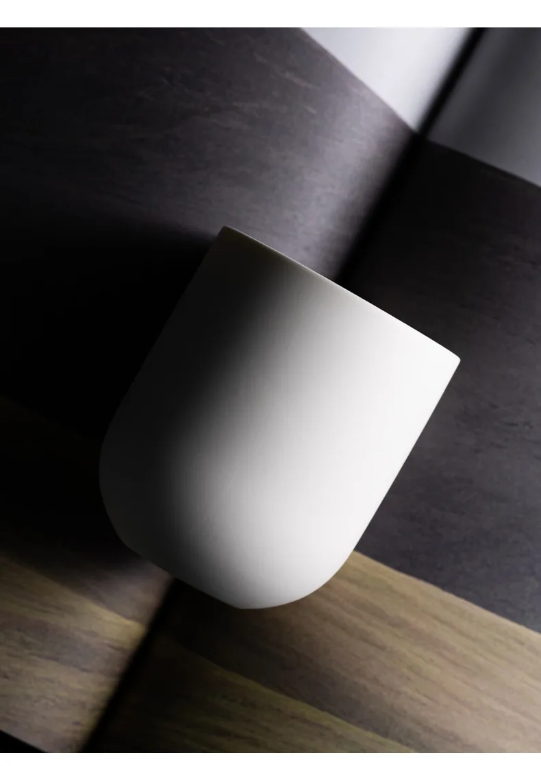 High Luxury simple white Matte Empty Candle Jar for Soy Wax Candle.jpg
