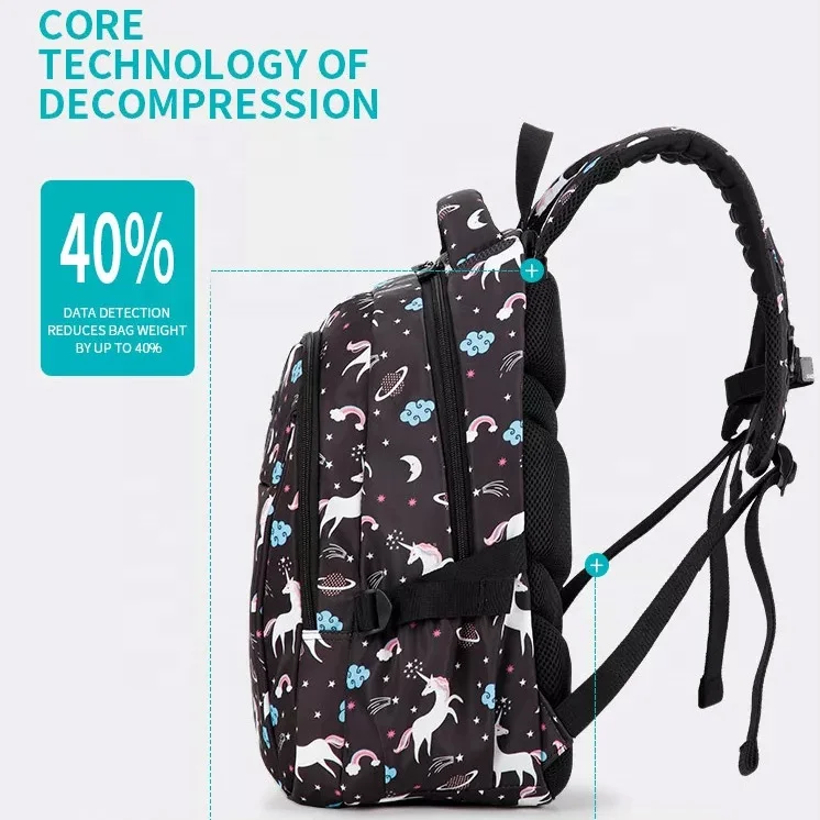Mochilas escolares para niñas de a 15 años, con estampado