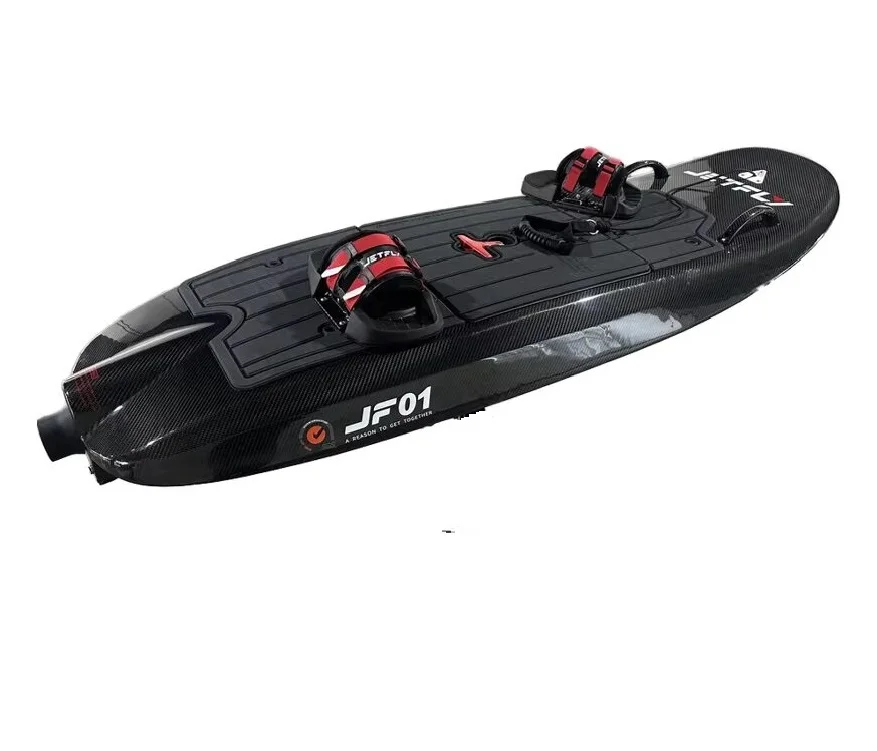JetFly 01 Beginner Grade Unisex Carbon Fiber Electric Water Surf Board Battery 72v Powered Jet Surfboard Fin Ocean Waters