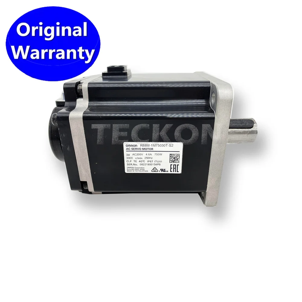 R88M-1M75030T Ny og original servomotor 200 VAC 750W 3000 R/MIN R88M 1M75030T -B -BS2 -OS2 -S2 -O -BO -BOS2