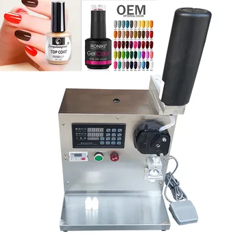5-50ML automatic nail polish peristaltic pump filling machine Perfume cosmetics essence quantitative liquid filling machine
