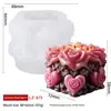 Cuore geometrico rosa D LZ-673