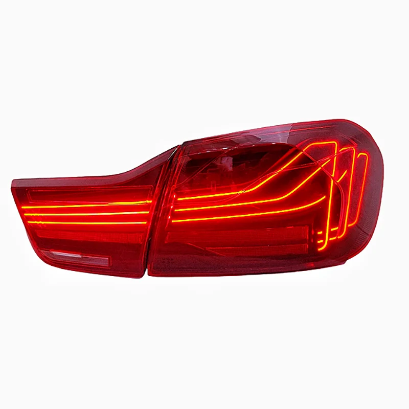 Popular New 12v LED black Taillight for BMW 4 Series F32 M4 13-20 Year Retrofit Taillight Driving Turn Taillight supplier