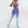 Conjunto de sujetador y bragas azul y morado, nuevo.