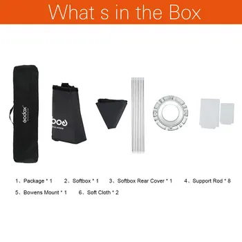 Godox SB-BW 95cm 120cm 140cm Soft Box Photography Studio Bowens Mount Flash Octagon Softbox for Portrait Product Photo detail image