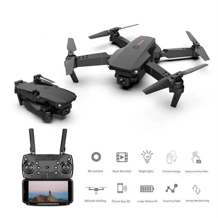 E88 Mini Drone with 4K HD Camera Foldable Design