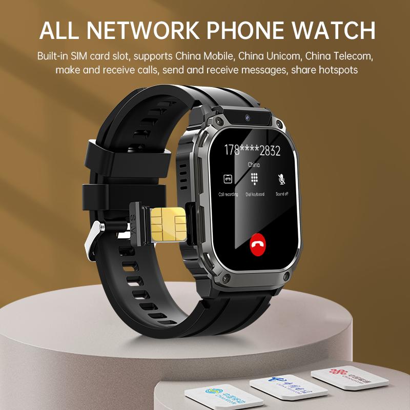4G SIM GPS Smartwatch for Men 2G+16G Android 200W Camera Wifi Wireless Call Music Play I aperçu 5