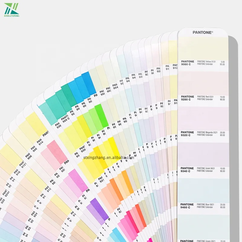 PANTONEカラーカードカラーカラーチャートGG1504A PASTELS NEONS