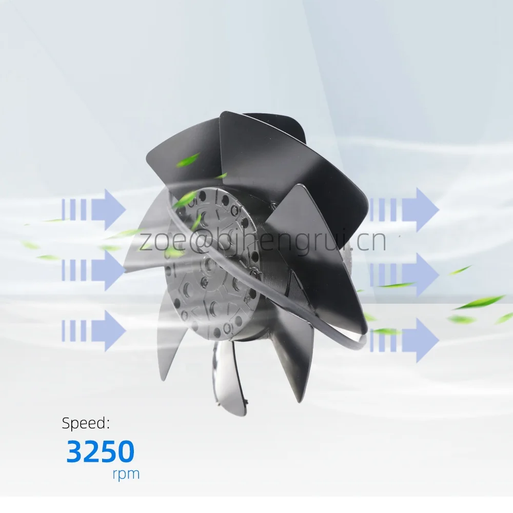 ファンデーション E.A.B Ebmpapst A2S130-AB03-11 220V AC 50W Cooling Fan - Lenze Inverter