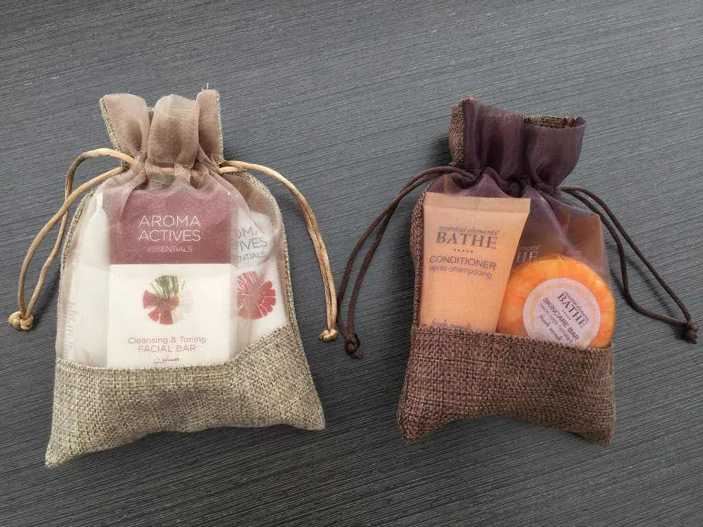 Custom Size Drawstring Burlap Jute Bags Pouch with Organza Window for Spice Perfume Storage Hemp Soap Bag Packaging